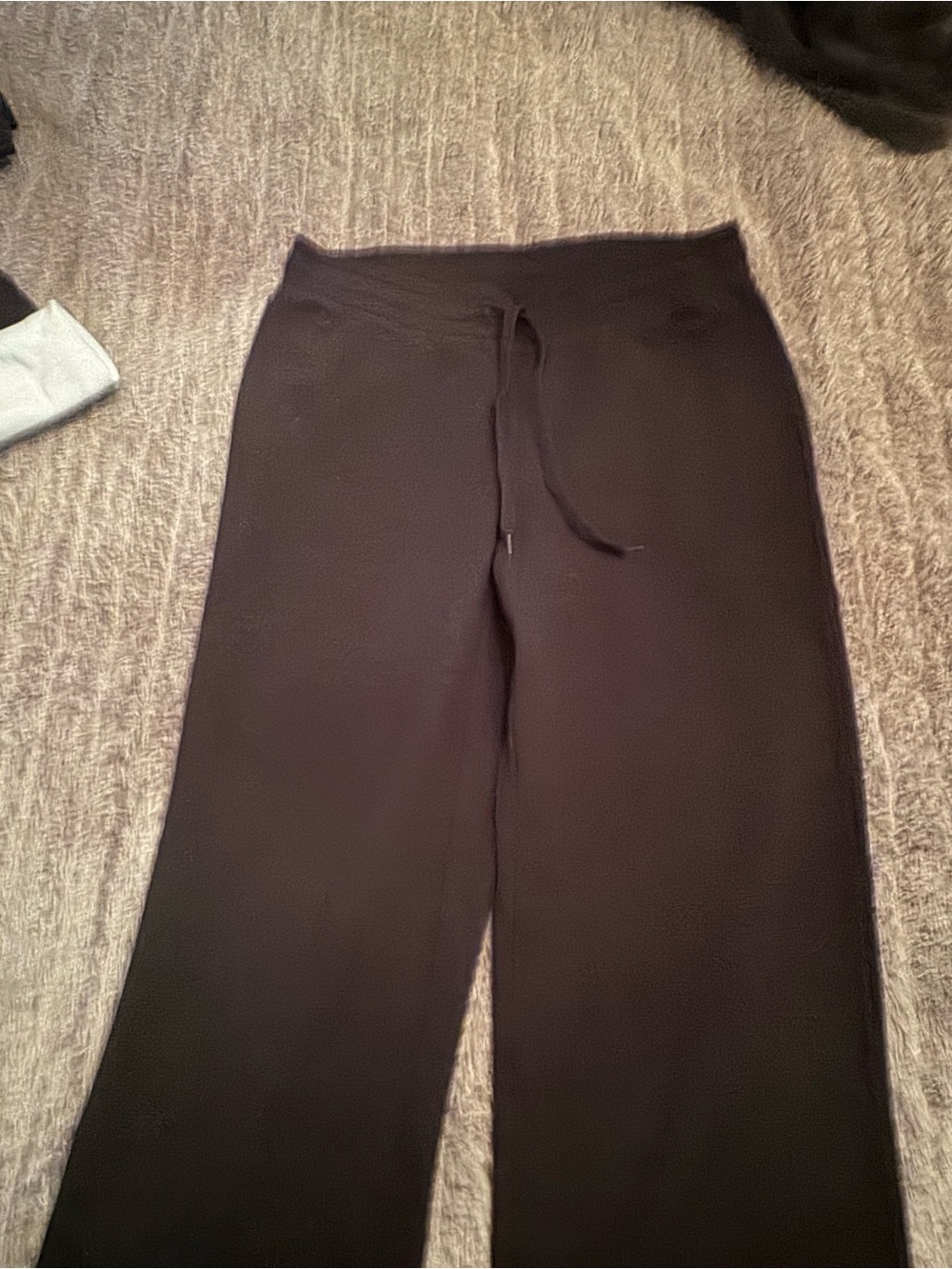 Aritzia Black Wide-Leg Lounge Pants - Picture 2 of 2